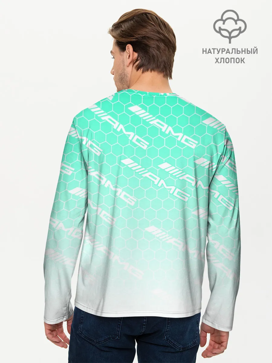 Мужской лонгслив базовый / MERCEDES BENZ AMG