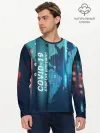 Мужской лонгслив базовый / Stop Covid-19