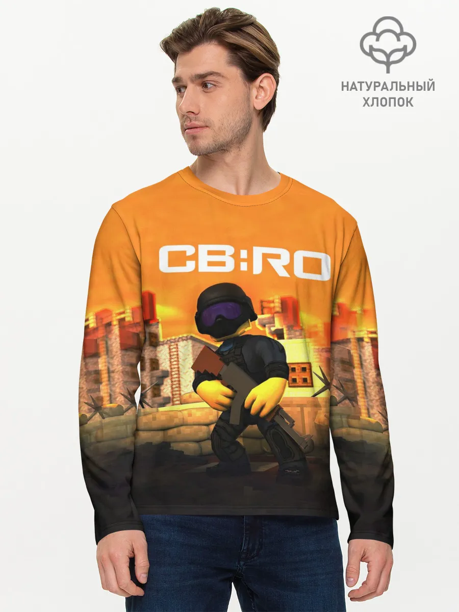 Мужской лонгслив базовый / COUNTER BLOX