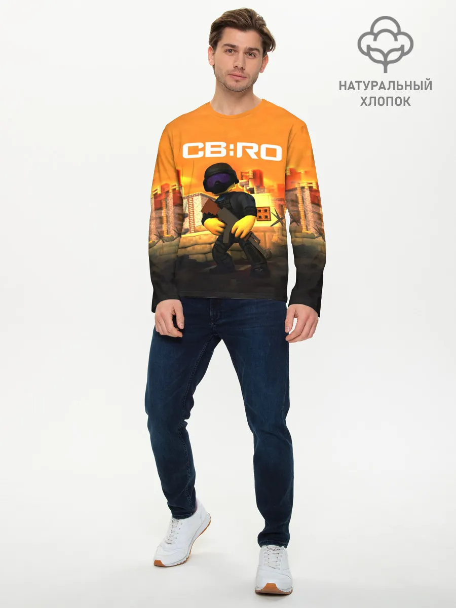 Мужской лонгслив базовый / COUNTER BLOX