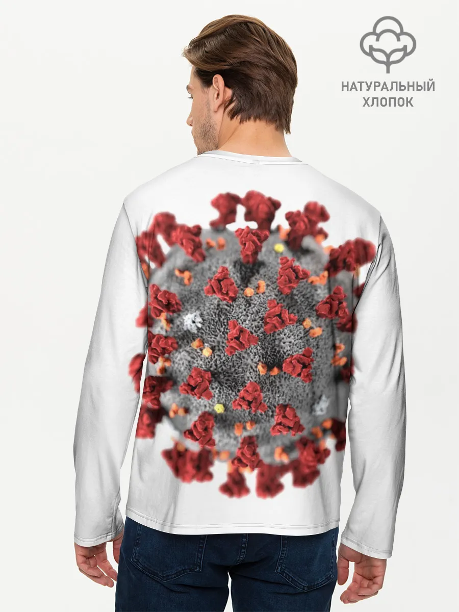 Мужской лонгслив базовый / Covid-19
