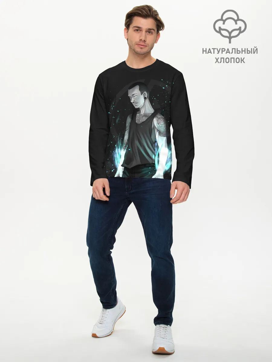 Мужской лонгслив базовый / Линкин Парк