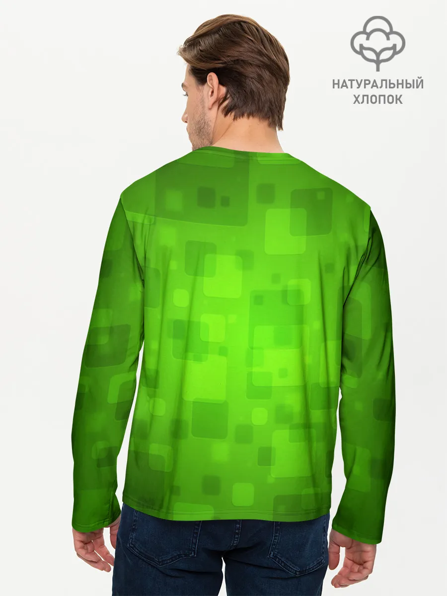 Мужской лонгслив базовый / Minecraft