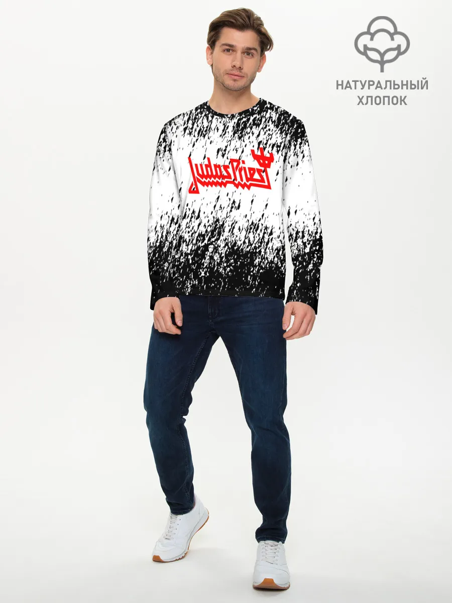 Мужской лонгслив базовый / Judas Priest: