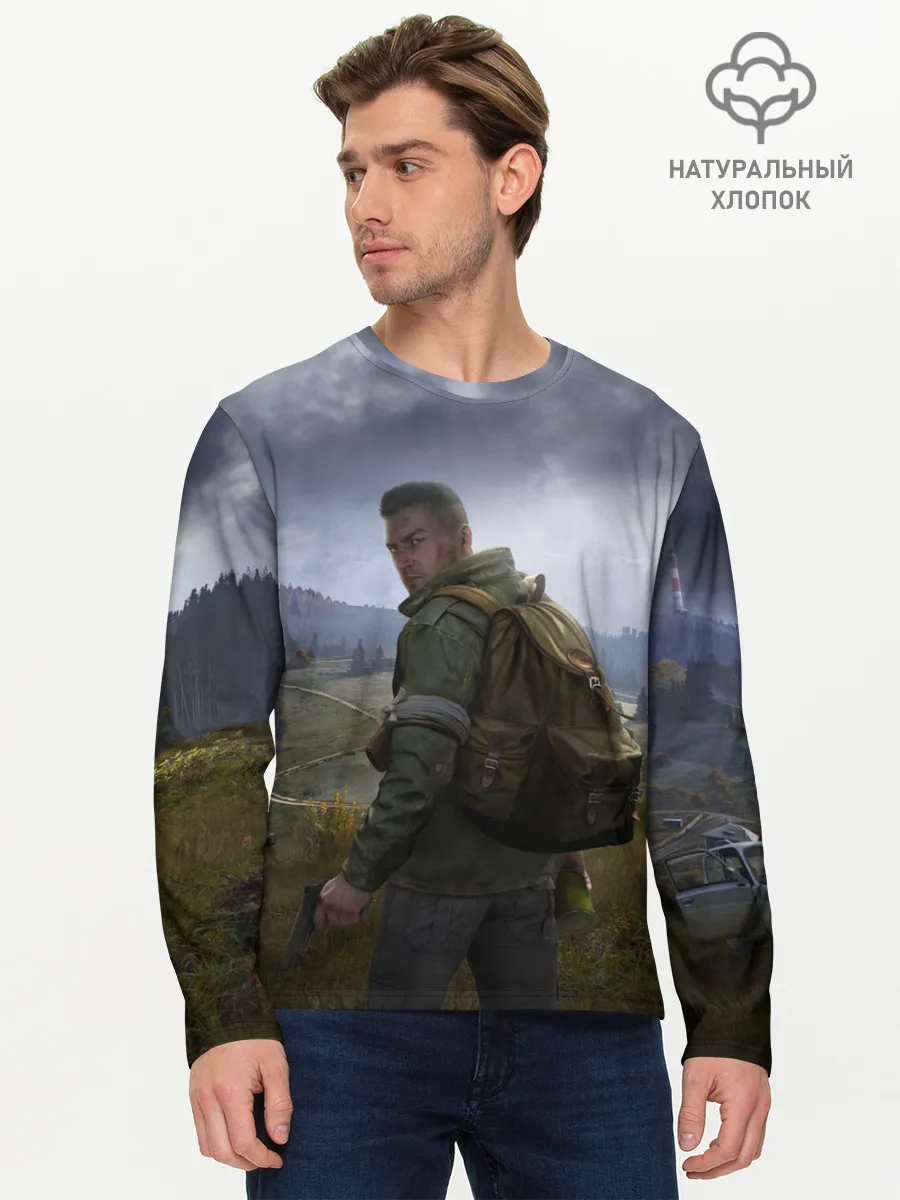 Мужской лонгслив базовый / DAYZ POSTER | ДЕЙЗИ ПОСТЕР