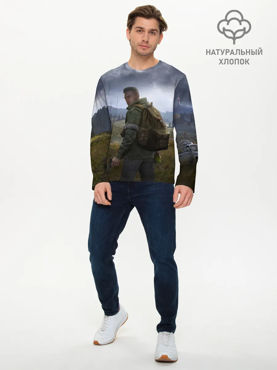 Мужской лонгслив базовый / DAYZ POSTER | ДЕЙЗИ ПОСТЕР