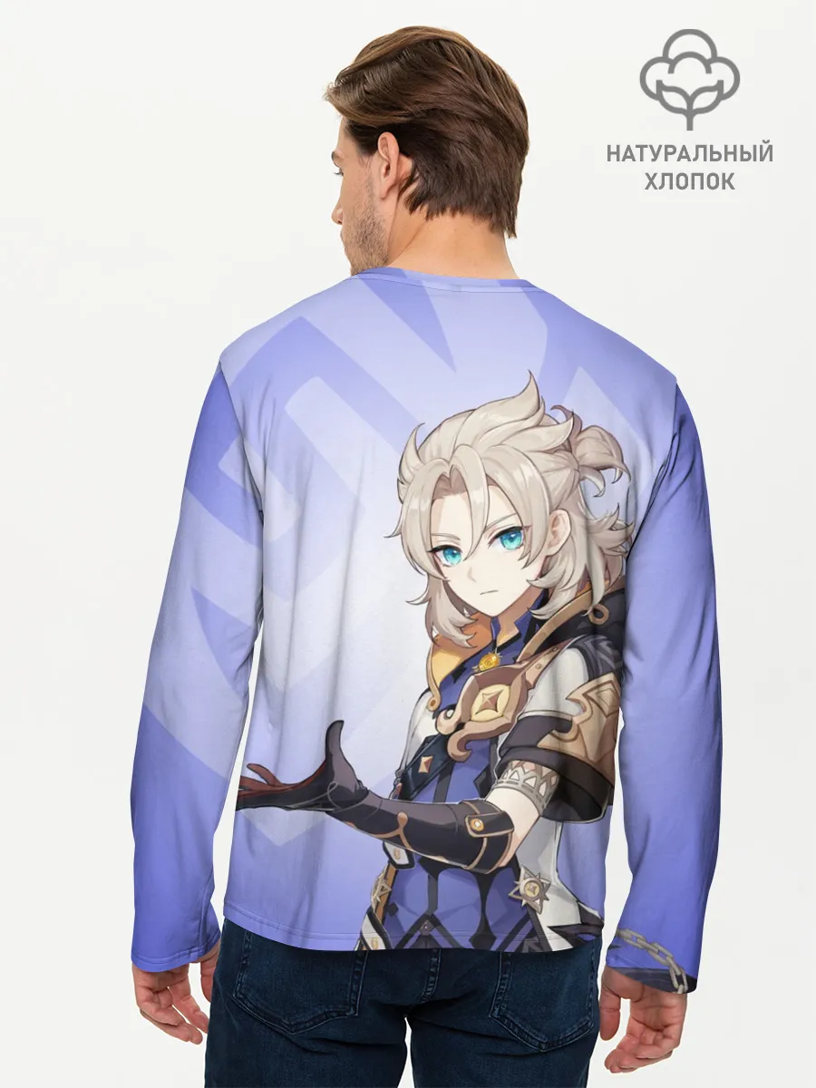 Мужской лонгслив базовый / GENSHIN IMPACT, АЛЬБЕДО