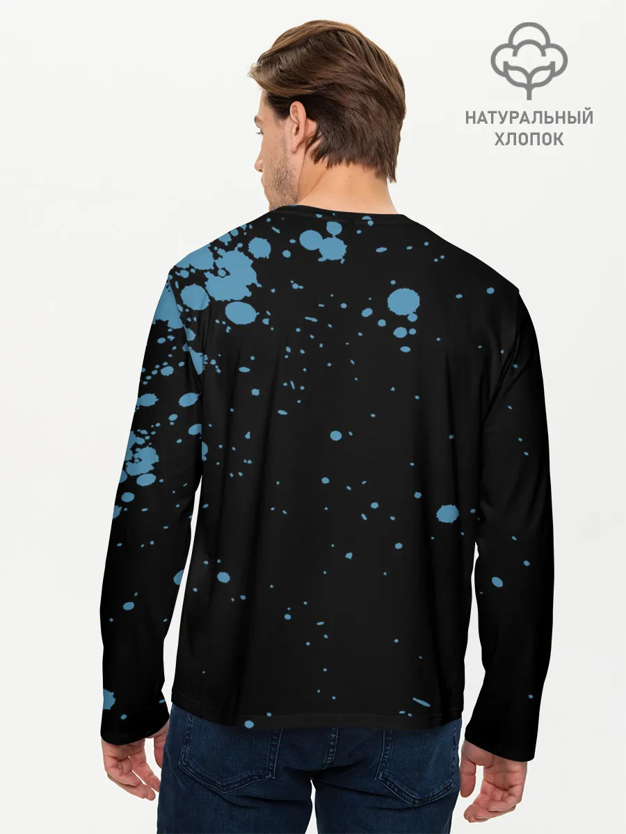 Мужской лонгслив базовый / Grand Theft Mario V