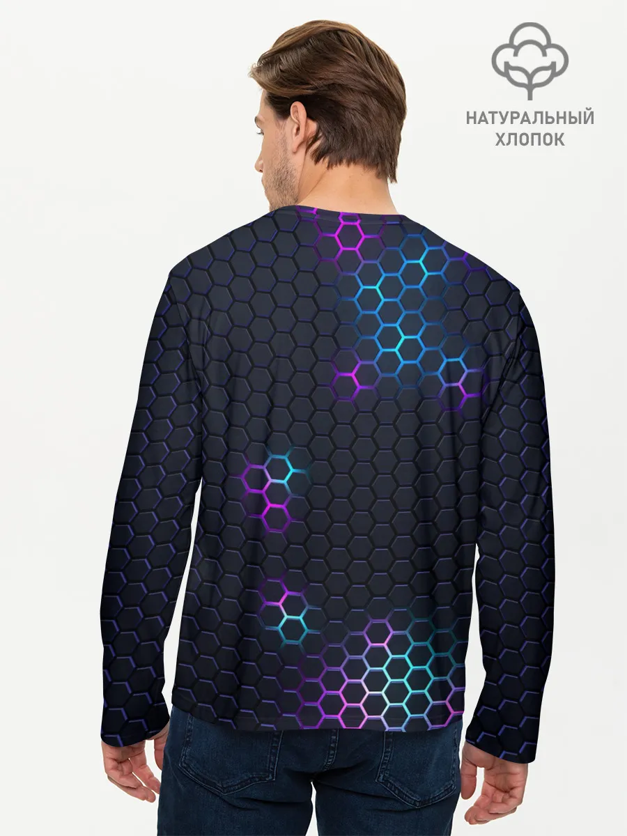 Мужской лонгслив базовый / НЕОНОВАЯ БРОНЯ | НЕО БРОНЯ