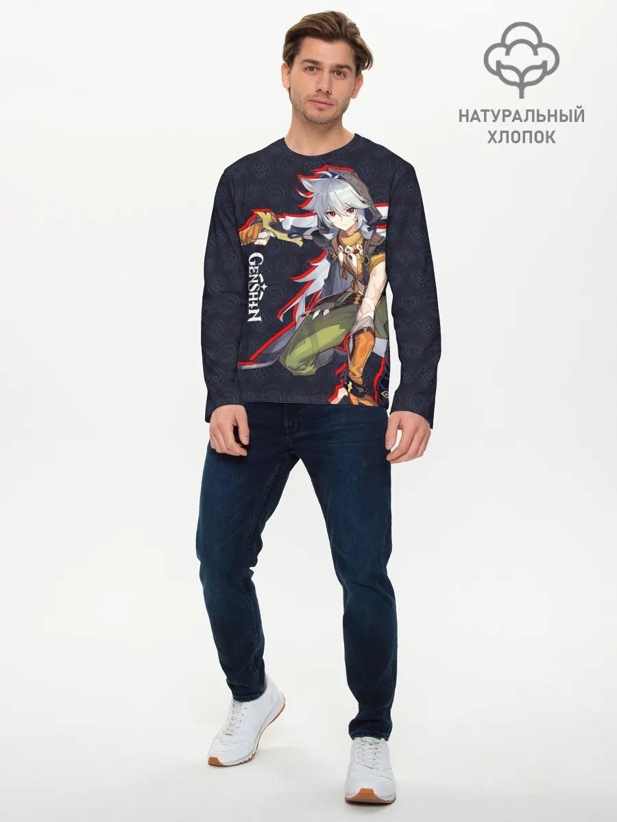 Мужской лонгслив базовый / Genshin Impact