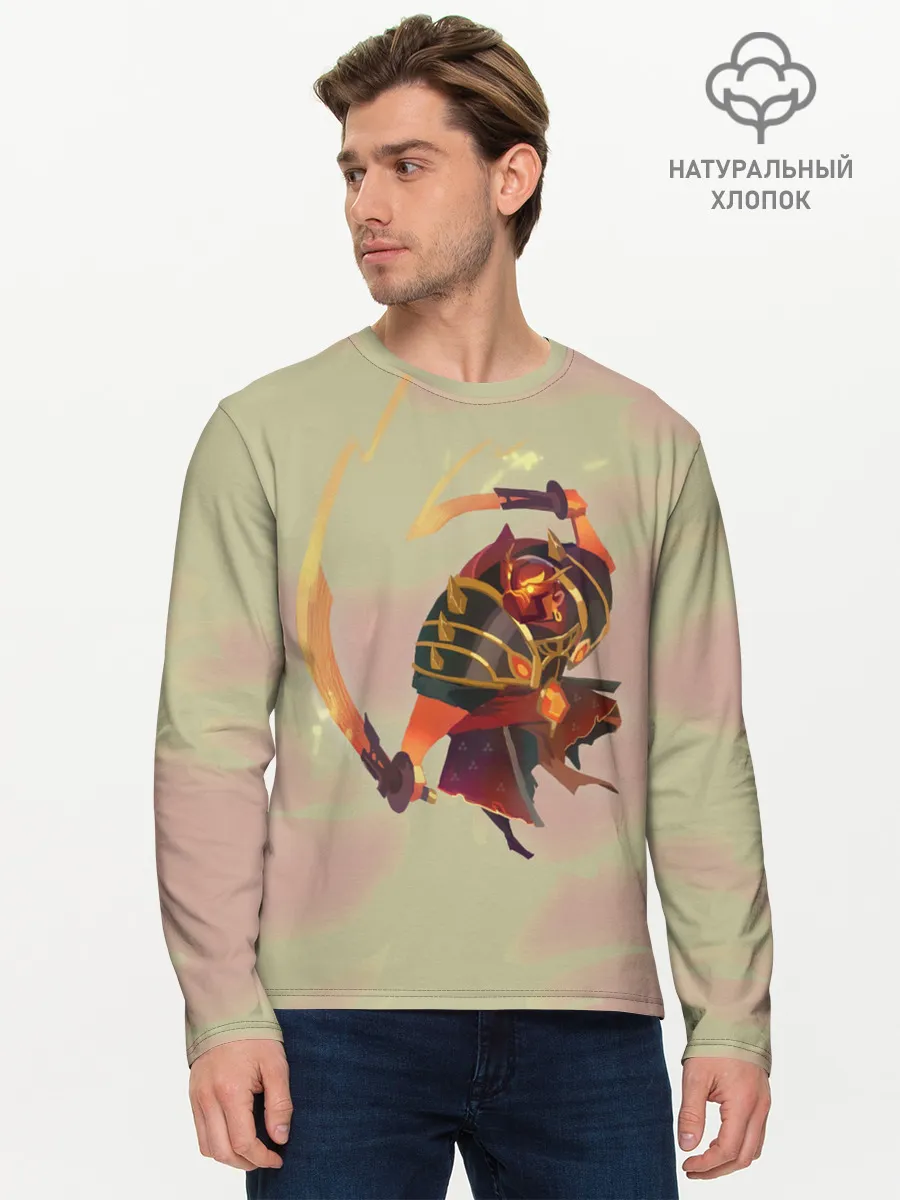 Мужской лонгслив базовый / Ember | Dota 2