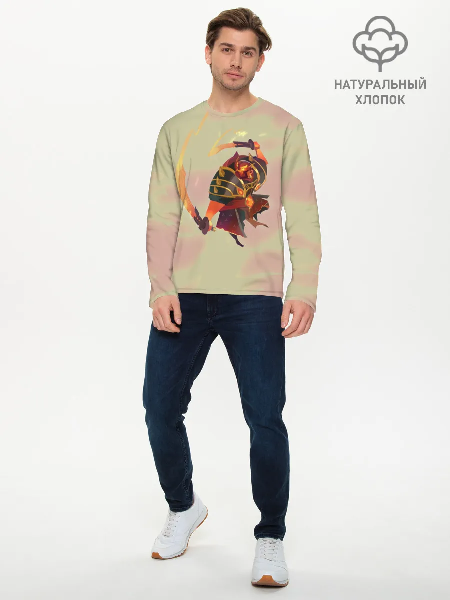 Мужской лонгслив базовый / Ember | Dota 2