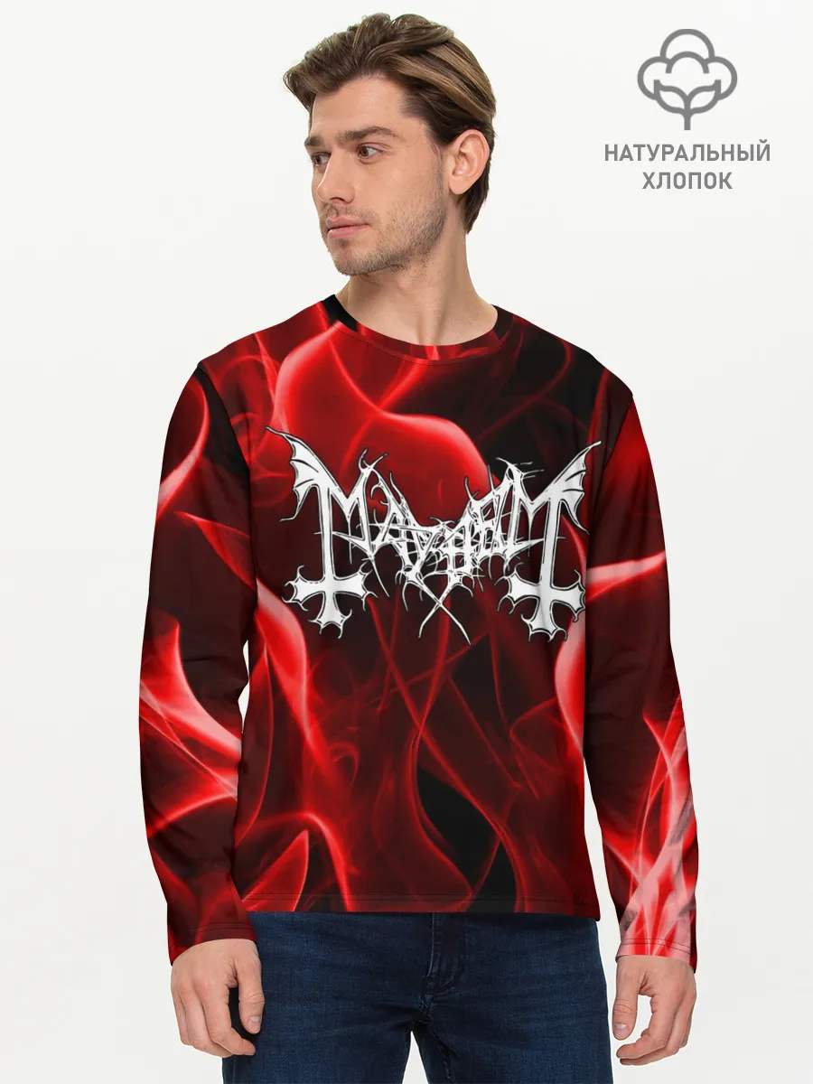 Мужской лонгслив базовый / MAYHEM