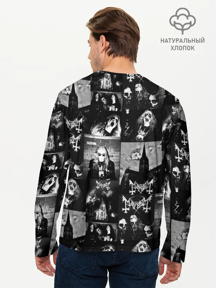 Мужской лонгслив базовый / MAYHEM