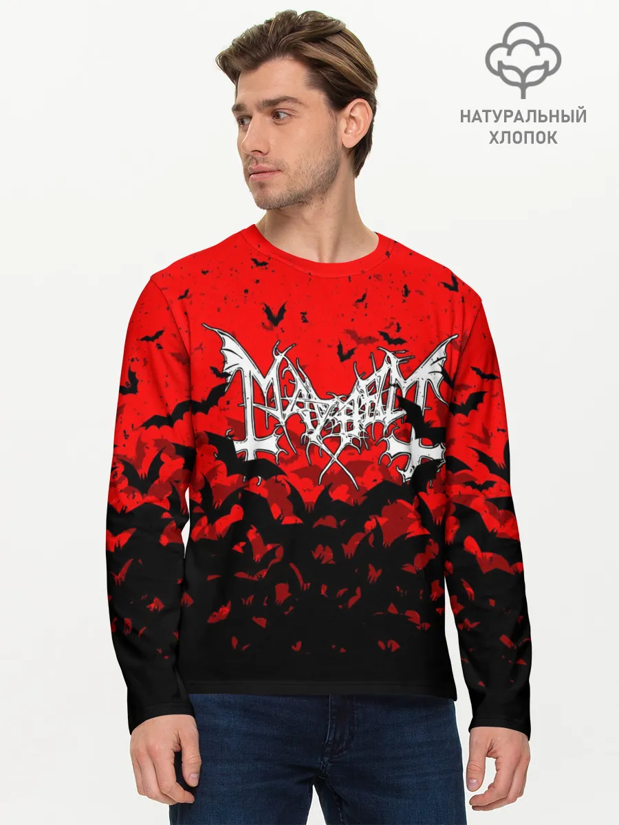 Мужской лонгслив базовый / MAYHEM