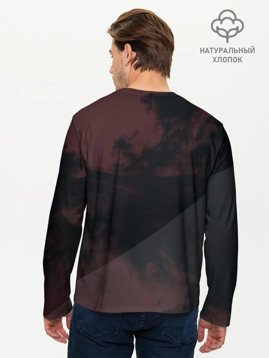 Мужской лонгслив базовый / Moscow | Москва не Россия