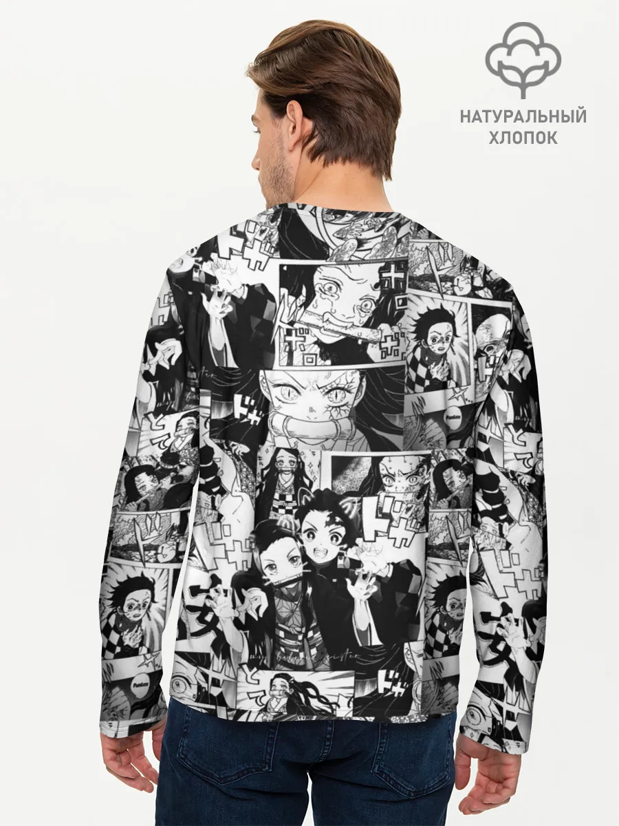 Мужской лонгслив базовый / НЕЗУКО