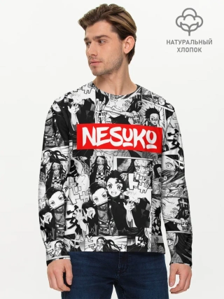 Мужской лонгслив базовый / НЕЗУКО