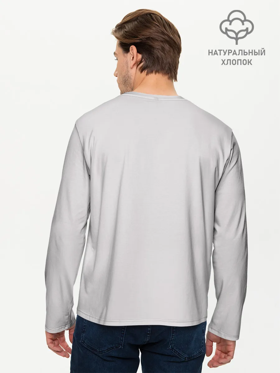 Мужской лонгслив базовый / Лисица