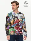 Мужской лонгслив базовый / One Piece стикербомбинг