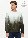 Мужской лонгслив базовый / Деревья
