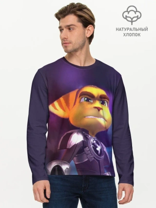 Мужской лонгслив базовый / Рэтчет и Кланr