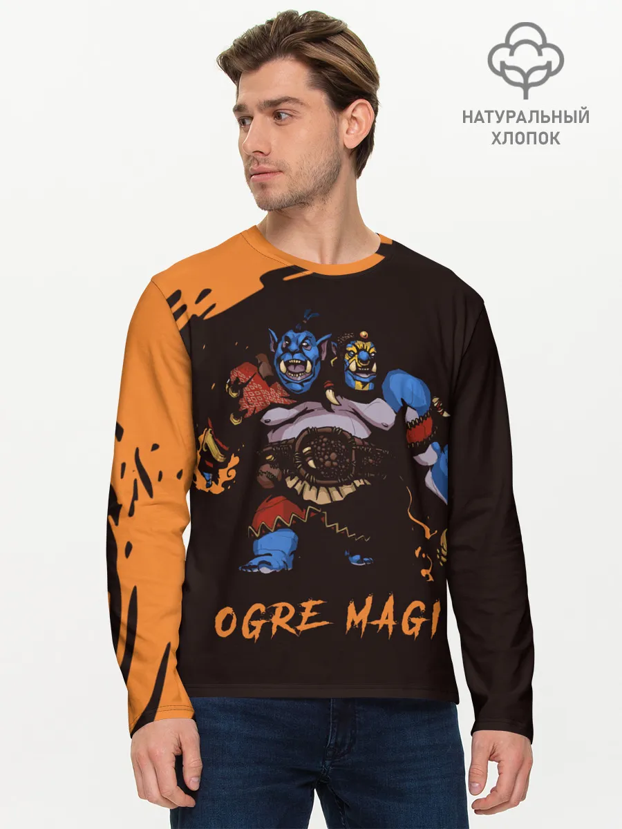 Мужской лонгслив базовый / Огр | Dota 2