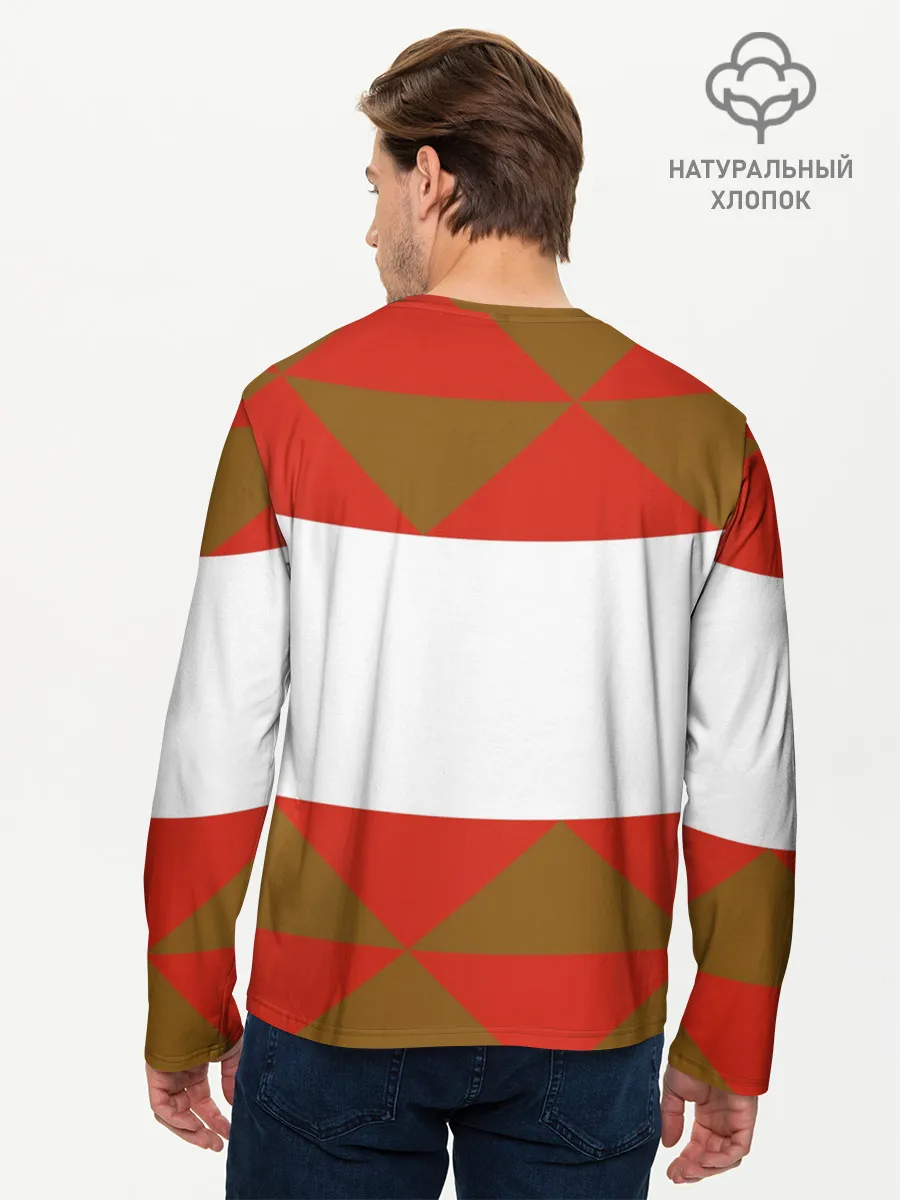 Мужской лонгслив базовый / Советское печенье