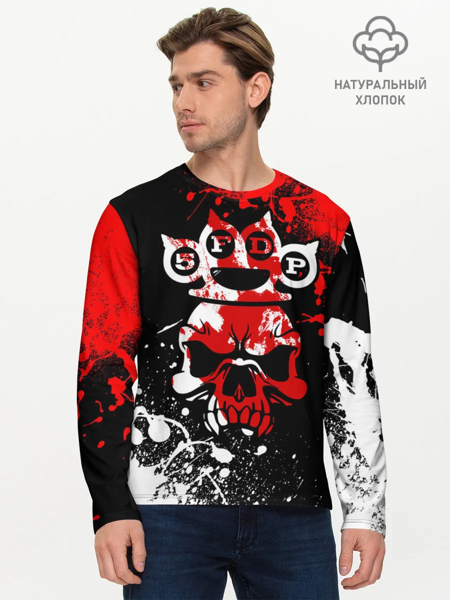Мужской лонгслив базовый / Five Finger Death Punch [8]