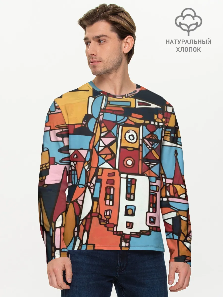 Мужской лонгслив базовый / Франкфурт