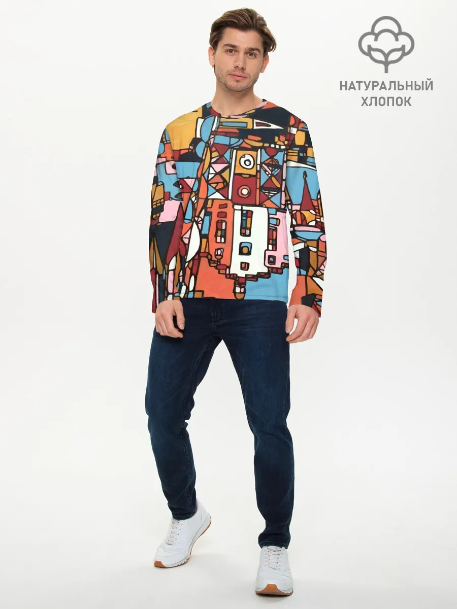 Мужской лонгслив базовый / Франкфурт