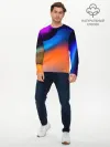 Мужской лонгслив базовый / Цветной шум