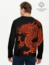 Мужской лонгслив базовый / RED CHINA DRAGON