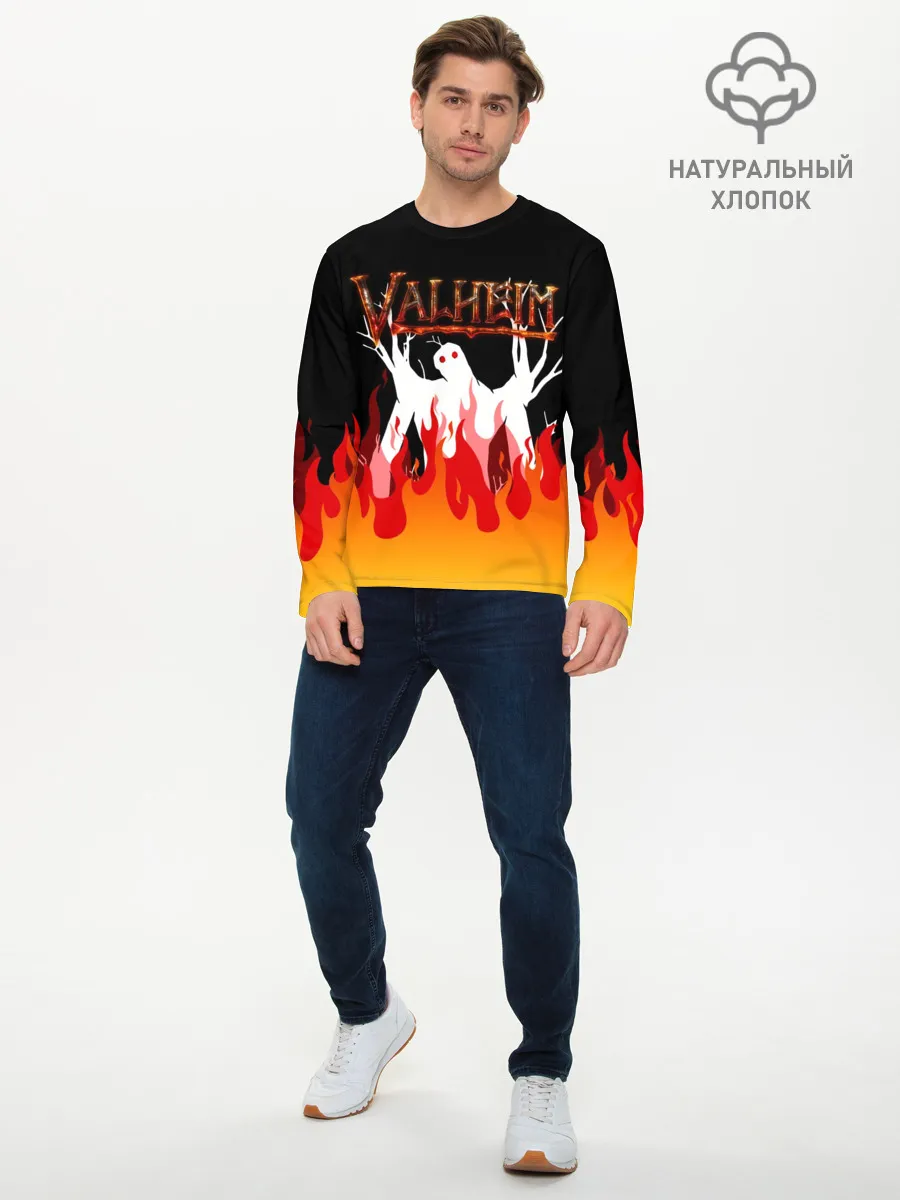 Мужской лонгслив базовый / VALHEIM