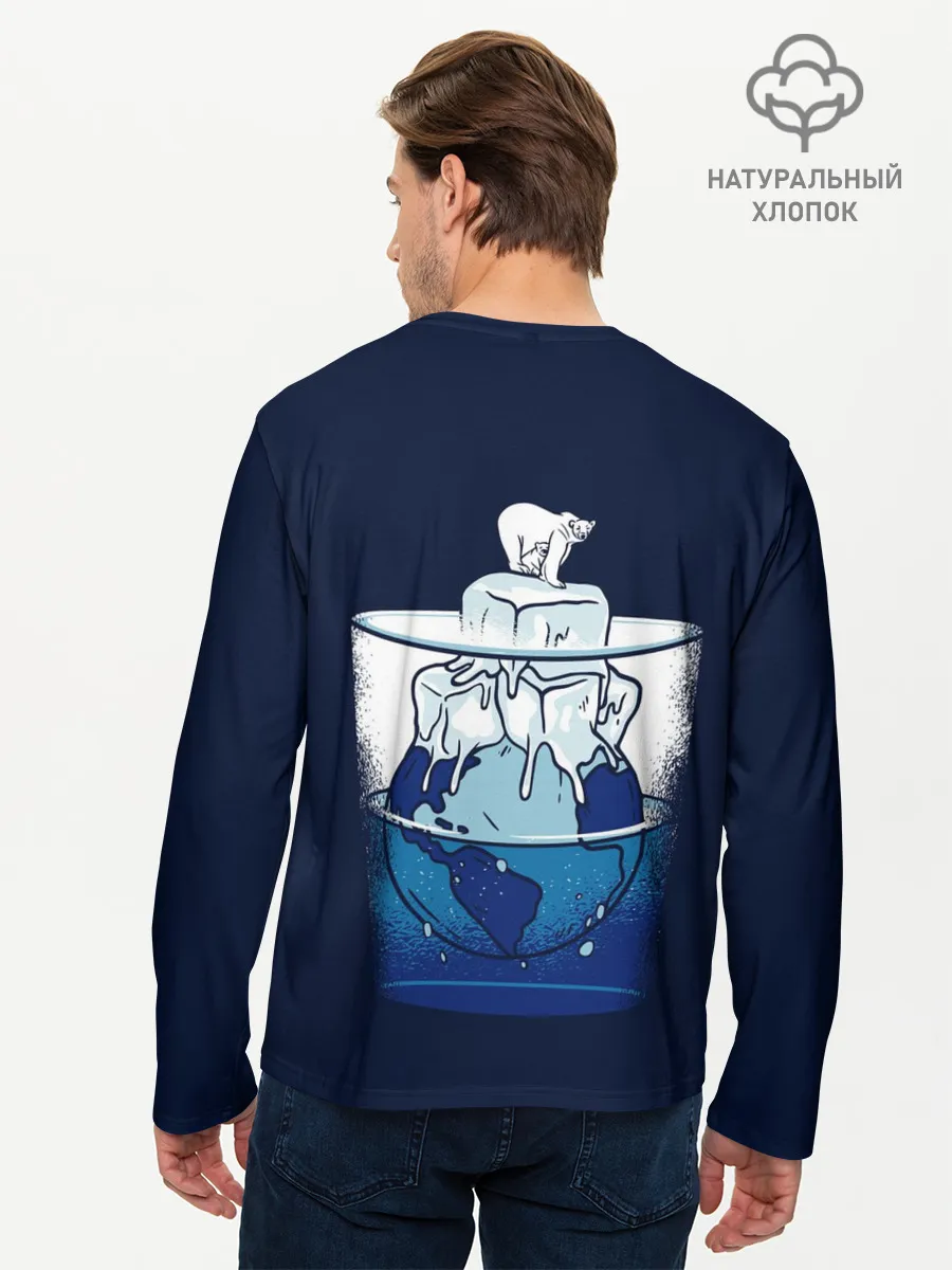 Мужской лонгслив базовый / Polar Ice Bear