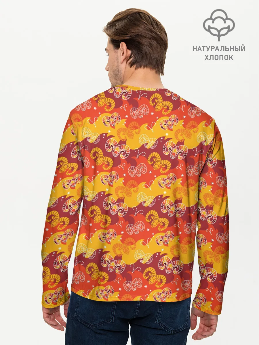 Мужской лонгслив базовый / Овен