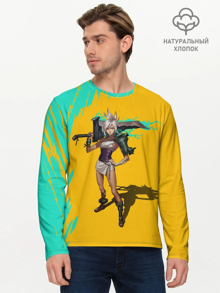 Мужской лонгслив базовый / Ривен | LOL