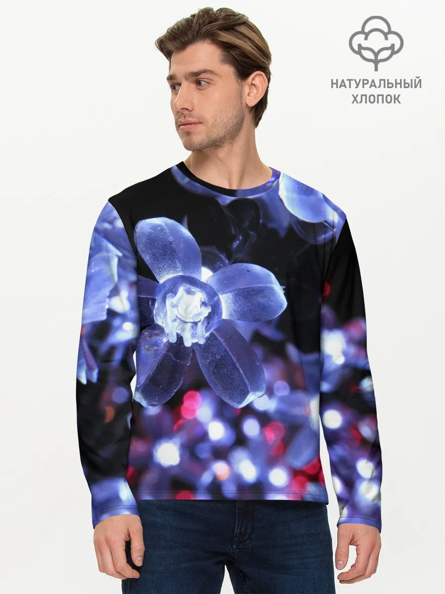 Мужской лонгслив базовый / Неоновые цвета