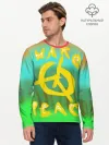 Мужской лонгслив базовый / Make peace