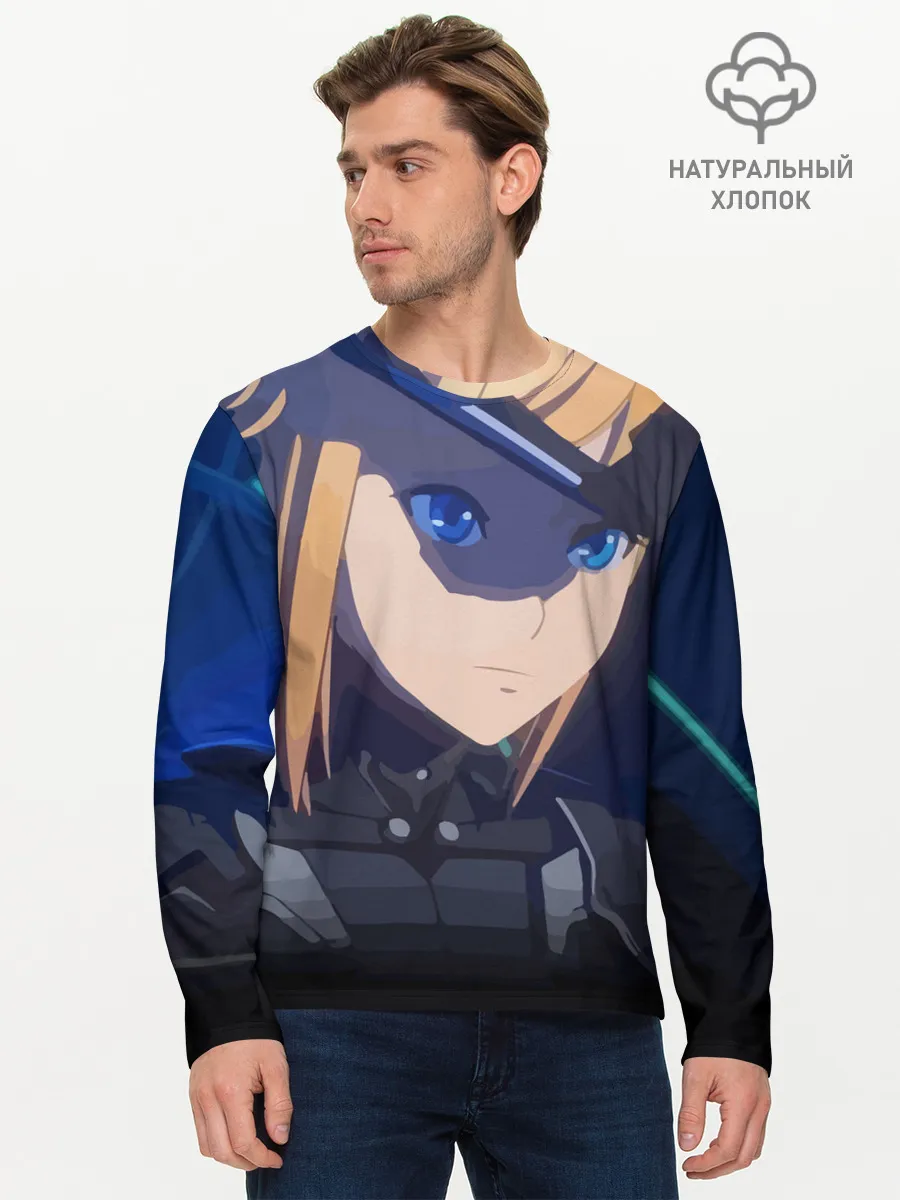 Мужской лонгслив базовый / Тихоокеанский рубеж