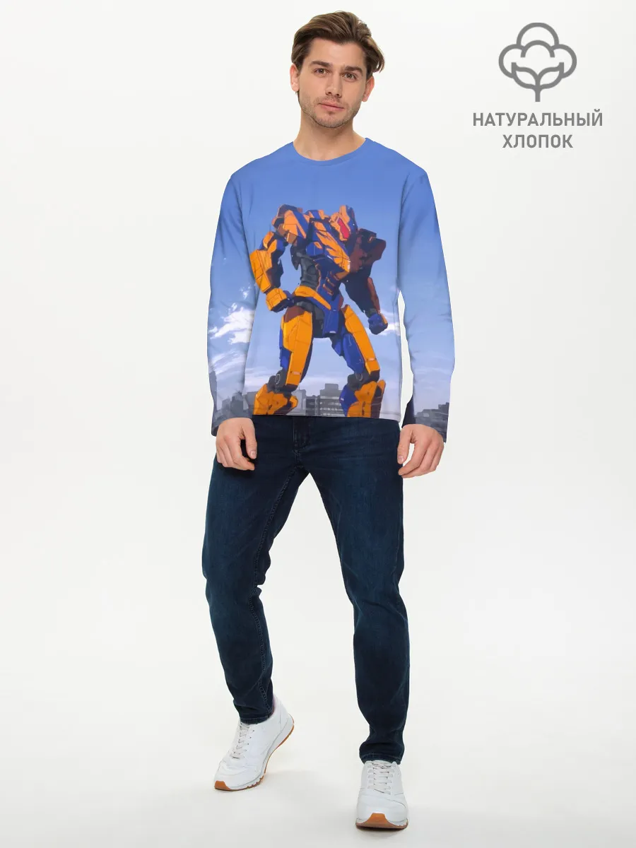 Мужской лонгслив базовый / Тихоокеанский рубеж