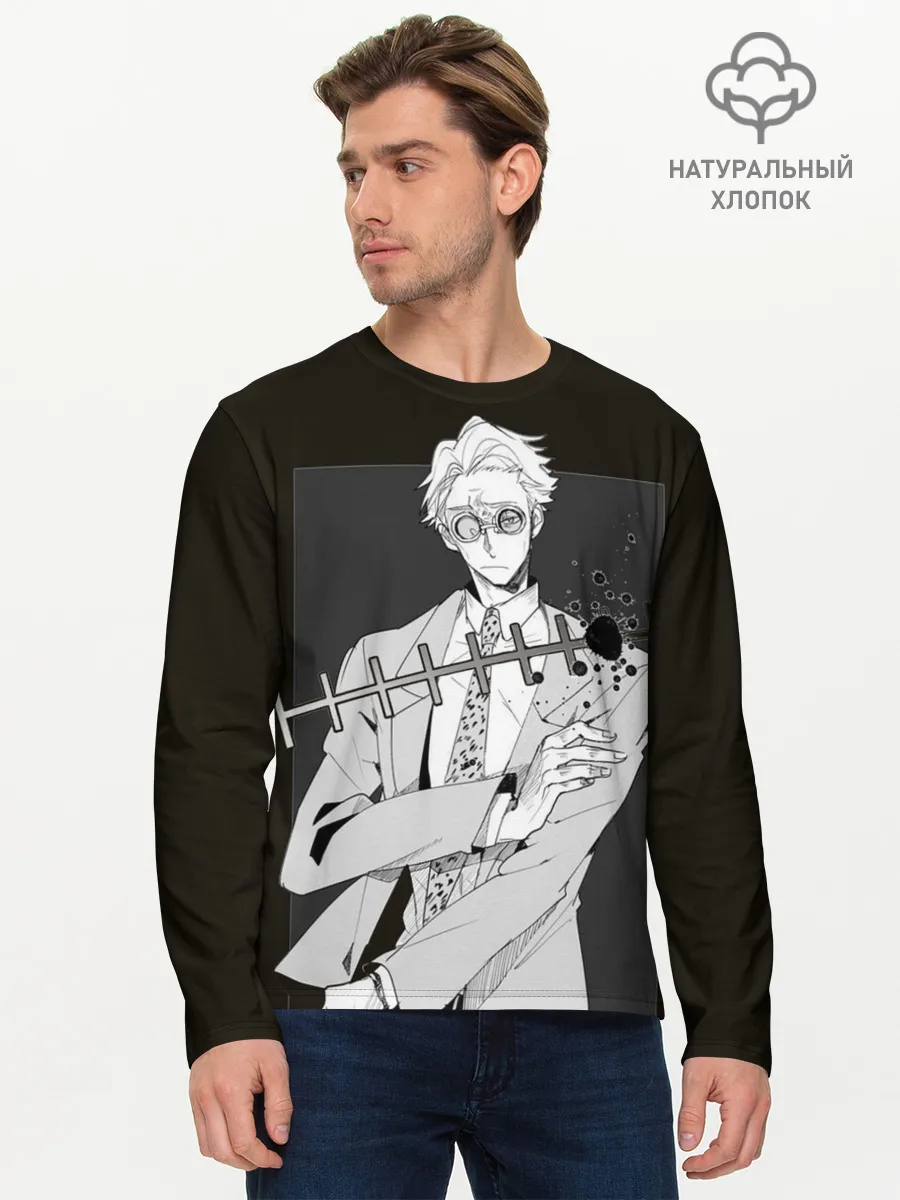 Мужской лонгслив базовый / Нанами Магическая Битва