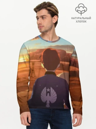 Мужской лонгслив базовый / Тихоокеанский рубеж