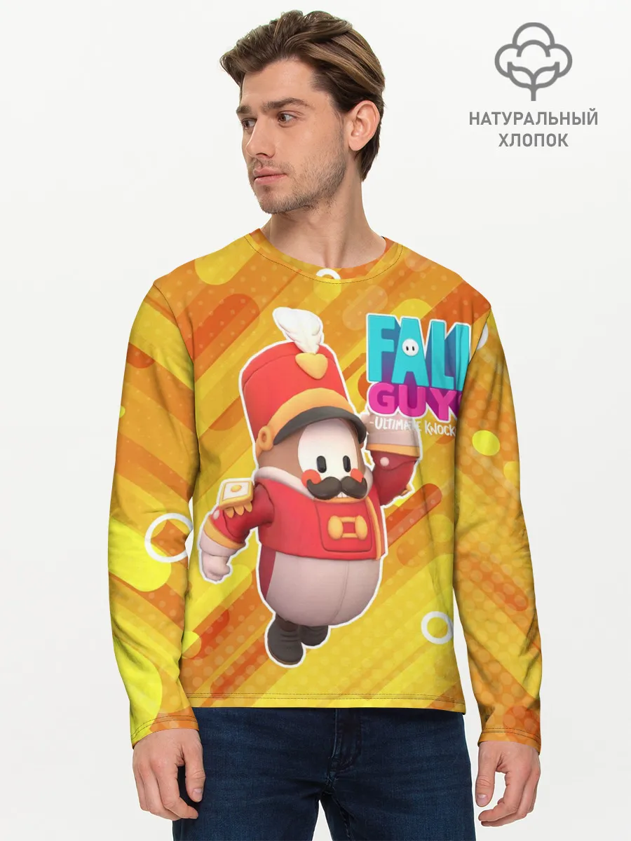 Мужской лонгслив базовый / FALL GUYS | Щелкунчик