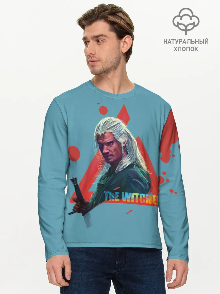 Мужской лонгслив базовый / Генри | Ведьмак
