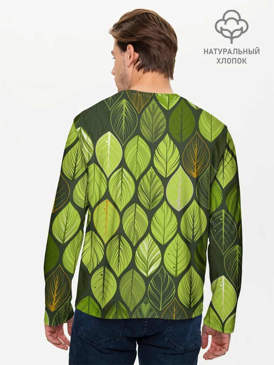 Мужской лонгслив базовый / ЛЕСНАЯ БРОНЯ