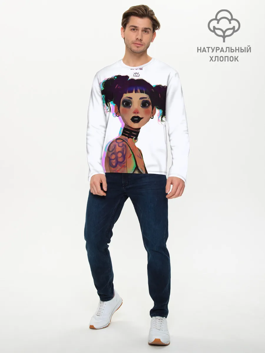 Мужской лонгслив базовый / The Witness