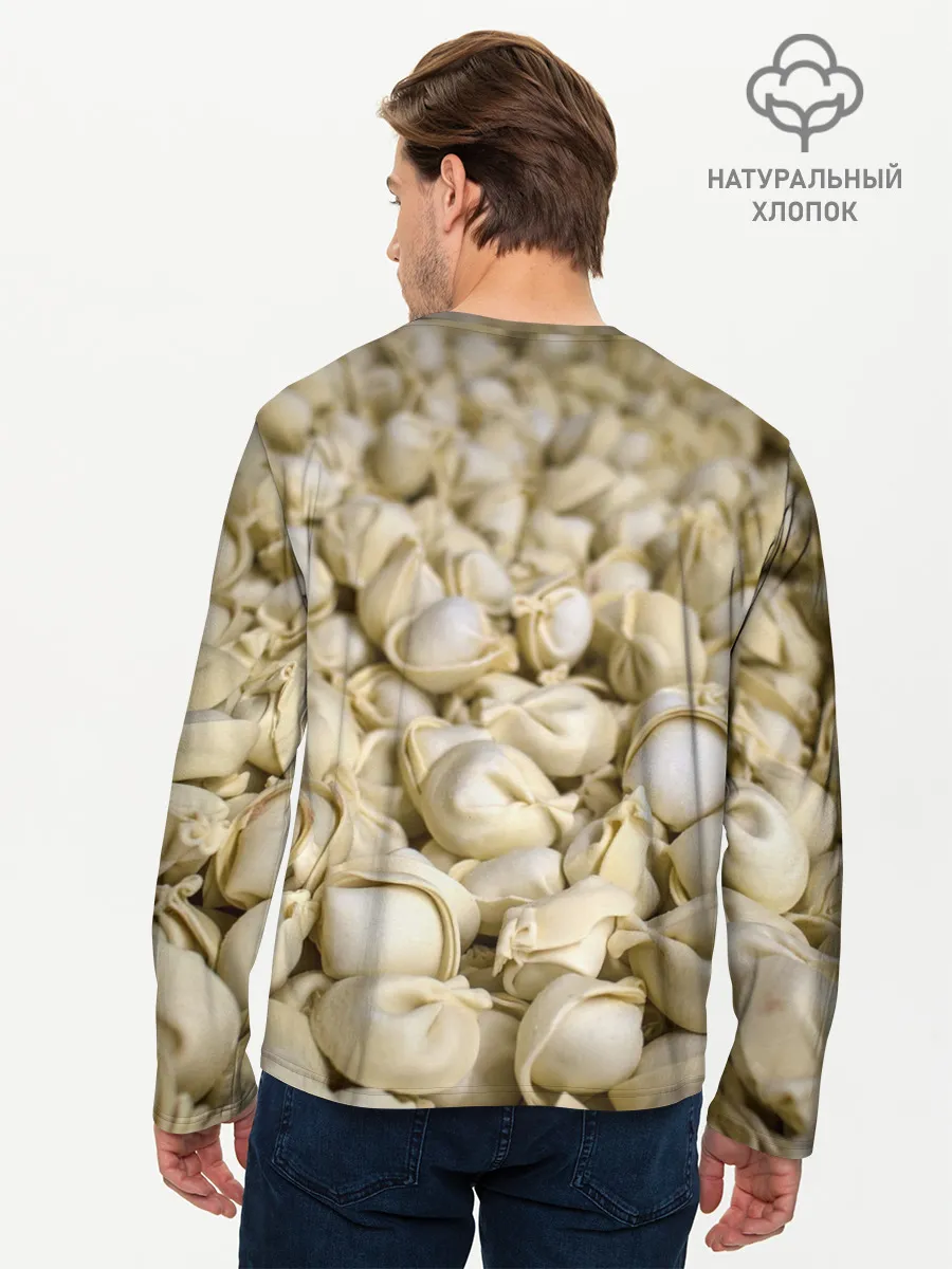 Мужской лонгслив базовый / Пельмени