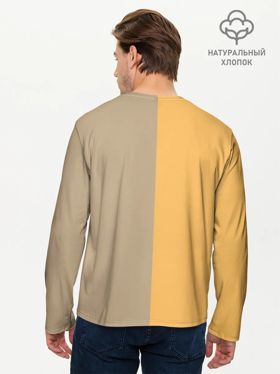 Мужской лонгслив базовый / Doge Wow