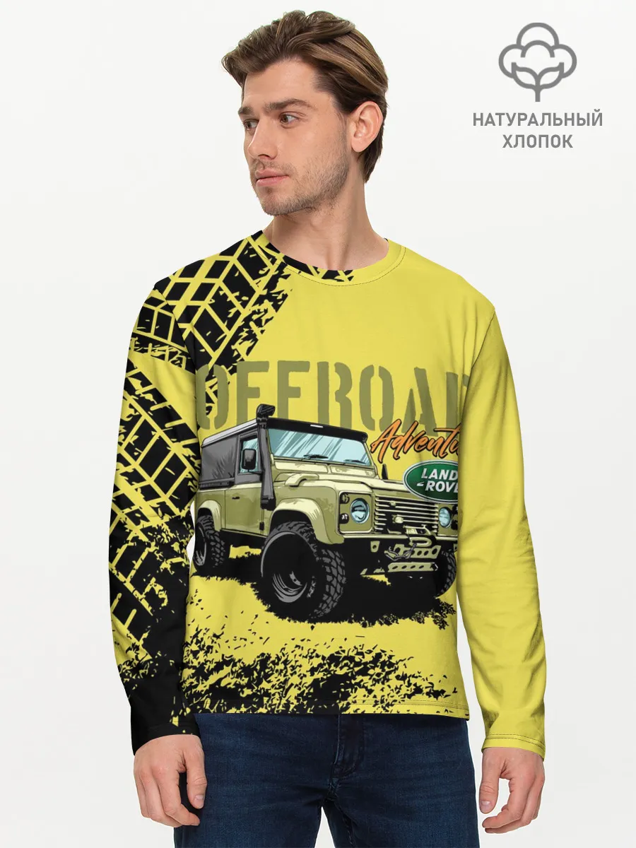 Мужской лонгслив базовый / LAND ROVER
